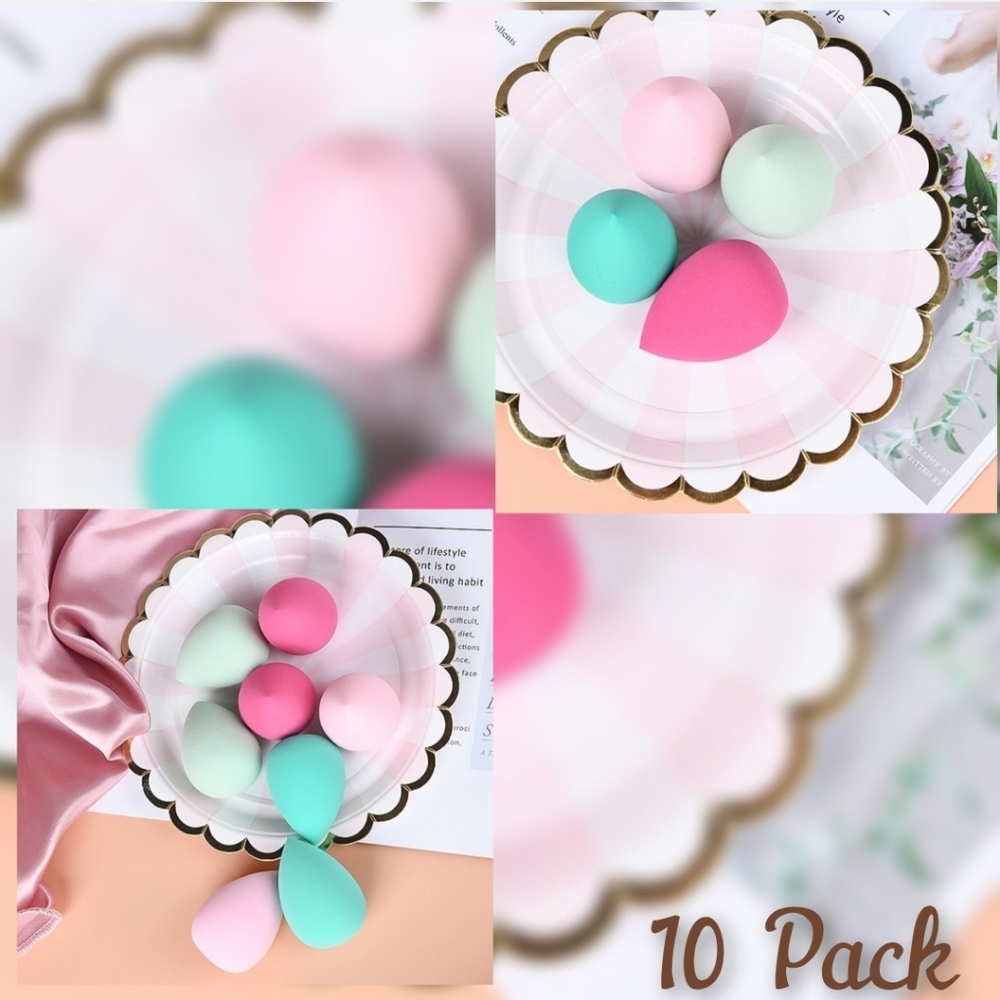 NWT 10 pack Professional Makeup Blending Sponges